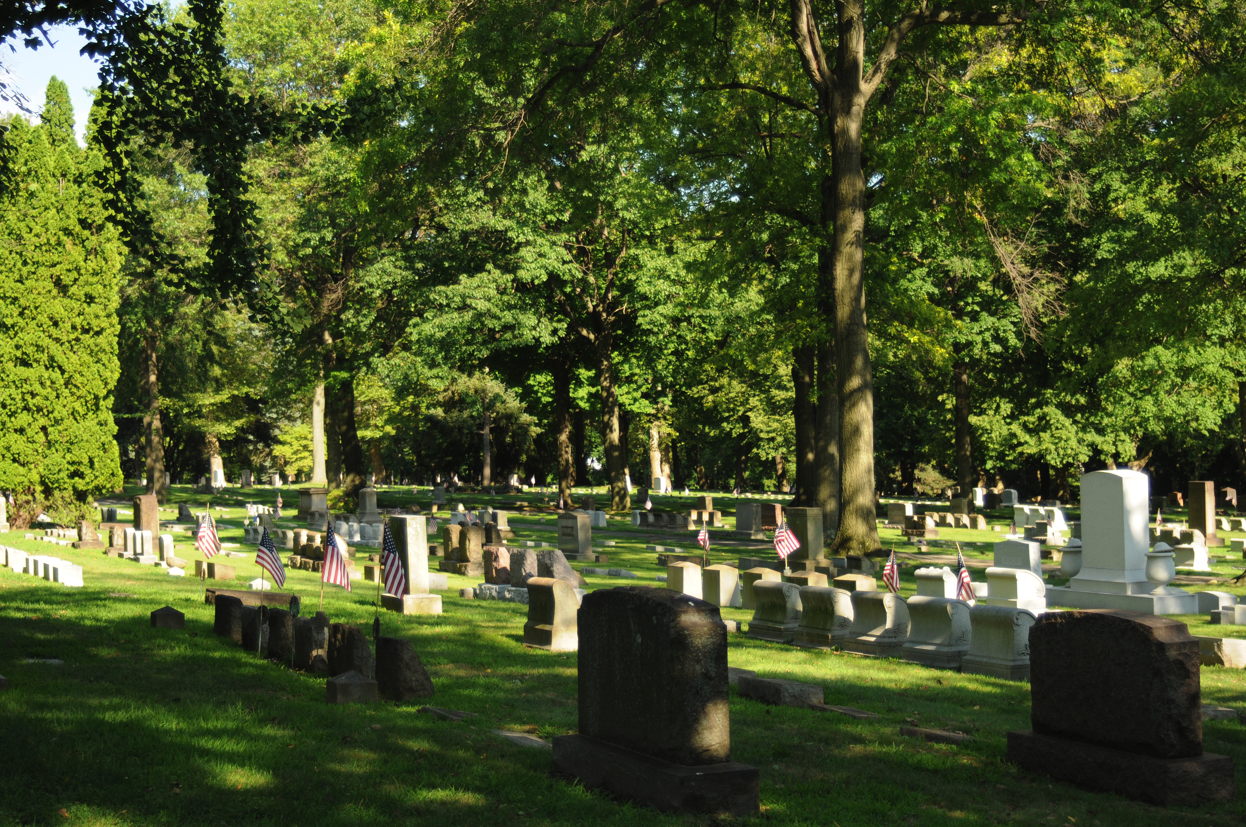 Nisky Hill Cemetery landscape