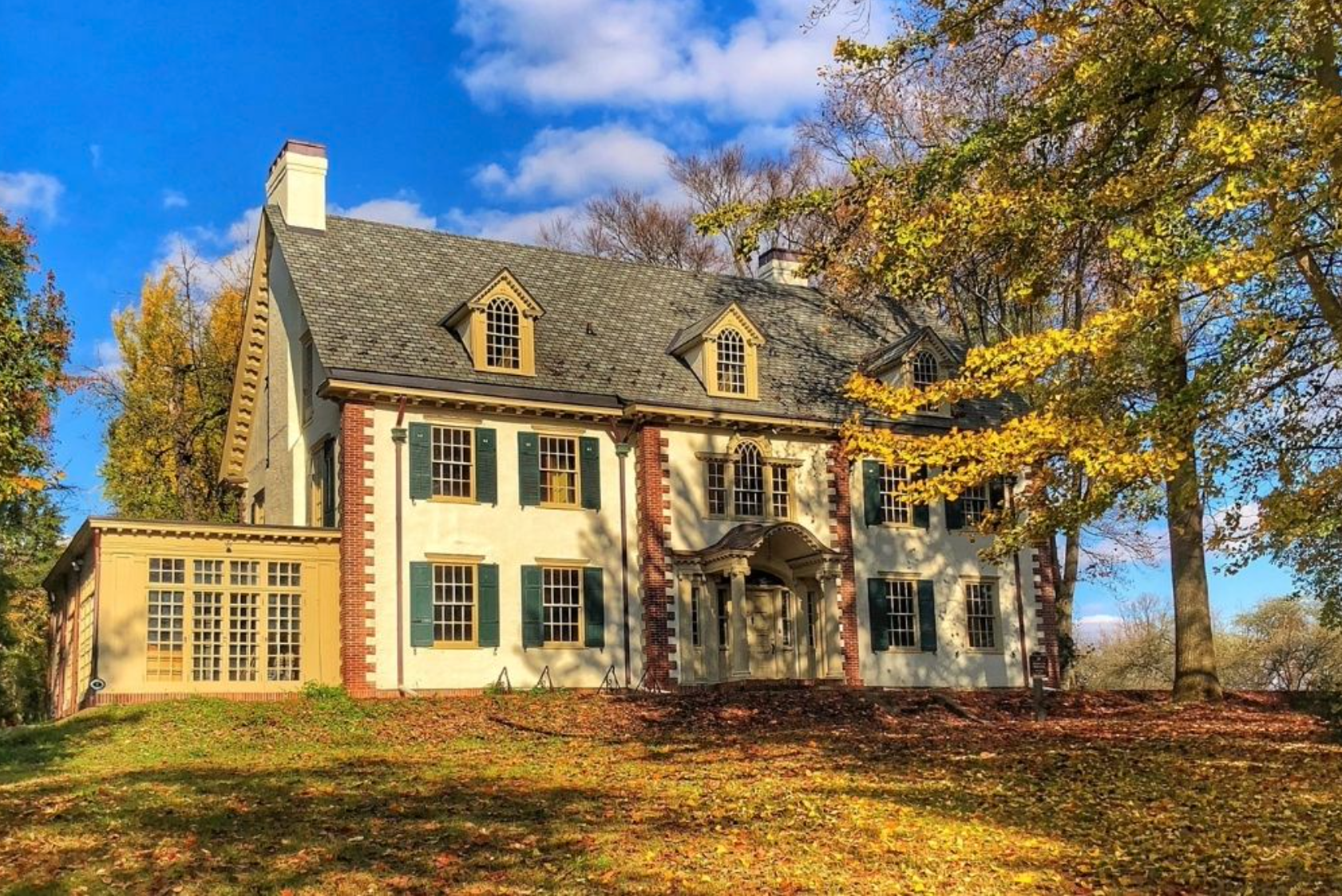 Historic Johnston mansion in Bethlehem Township